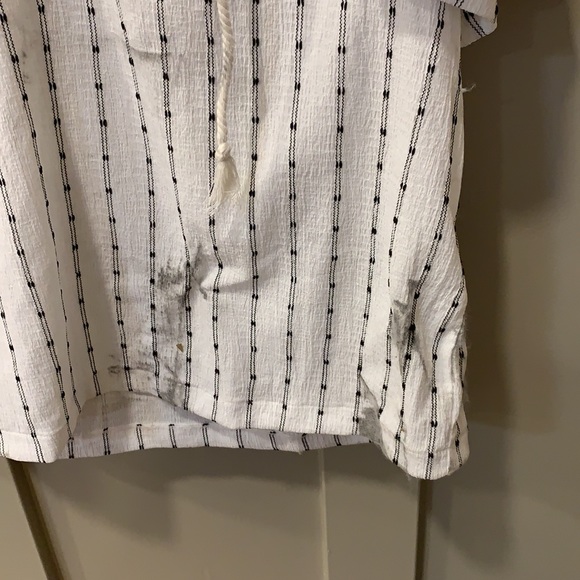 MADEWELL Tie- Neck Tunic Top - Picture 6 of 11